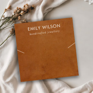 CARTE D'AFFICHAGE DE LA BANDE DE TEXTURE EN CUIR T