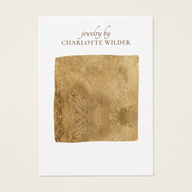 Carte d'affichage de la forme Abstraite de l'huile (Devant)