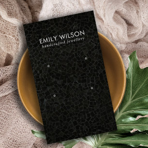 CARTE D'AFFICHAGE DE LA MOSAÏQUE NOIRE TEXTURE 2 S