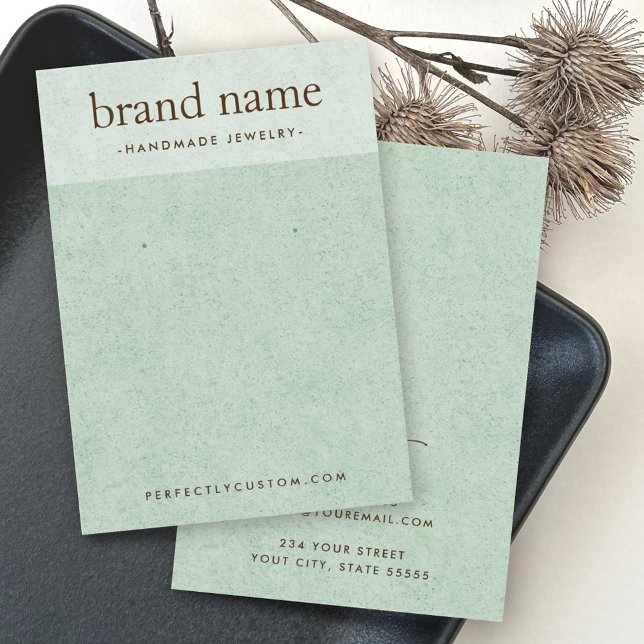 Carte d'affichage de la texture verte pâle (Créateur téléchargé)