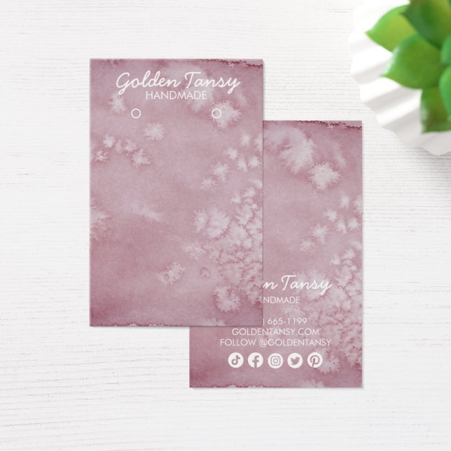 Carte d'affichage de l'aquarelle de l'oreille coll (Bureau)