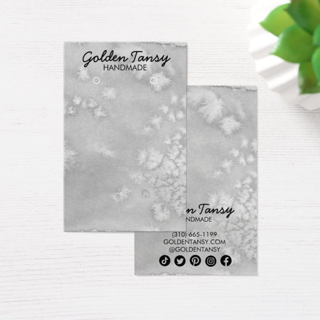 Carte d'affichage de l'aquarelle de l'oreille coll (Bureau)