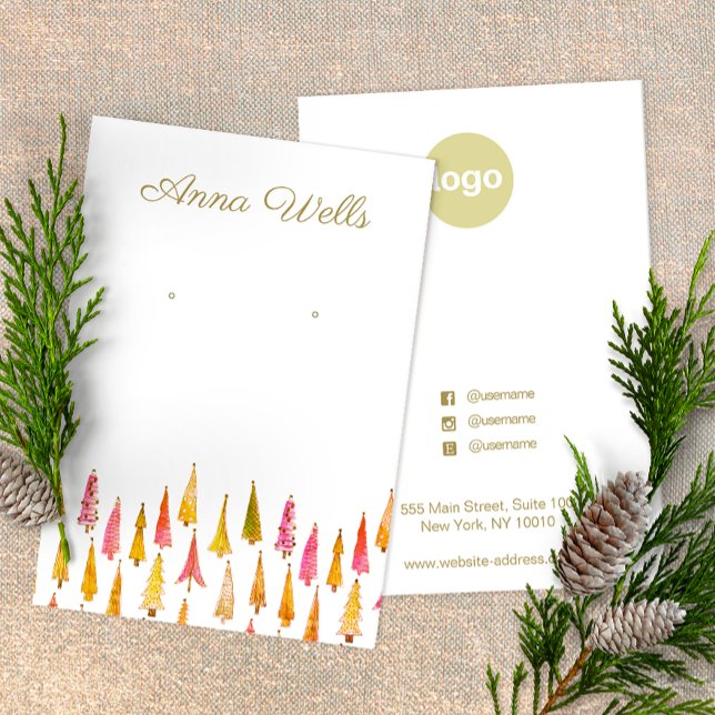 Carte d'affichage de l'Arbre de Noël (Créateur téléchargé)