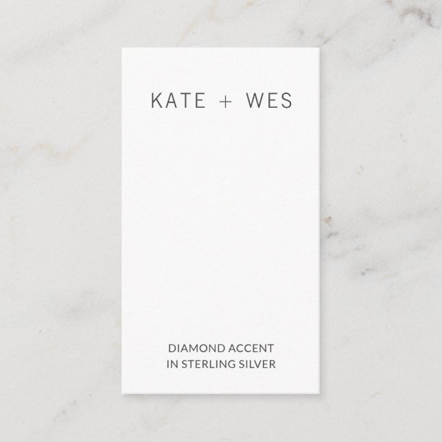 Carte d'affichage de l'ensemble de bijoux de l'ore (Devant)