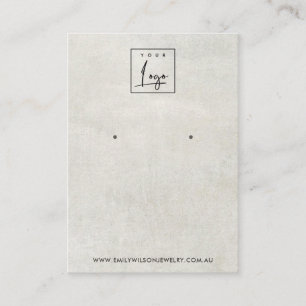 CARTE D'AFFICHAGE DE L'ÉTUDE DE BÉTON GRIS BLANC