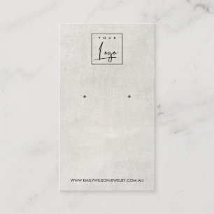 CARTE D'AFFICHAGE DE L'ÉTUDE DE BÉTON GRIS BLANC