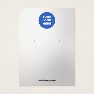 Carte d'affichage de l'oreille de logo Ajouter un 