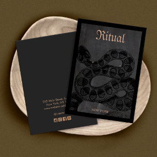 Carte d'affichage de l'oreille du serpent d'Hallow