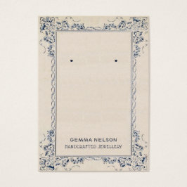 Carte d'affichage de l'oreille ・ Vintage Floral mé