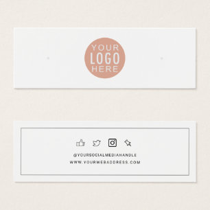 Carte d'affichage de votre logo d'entreprise