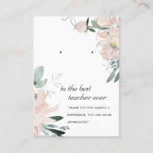 CARTE D'AFFICHAGE D'ENSEIGNANT BLUSH ROSE CADEAU F