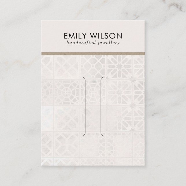 CARTE D'AFFICHAGE DES CHEVEUX DE LA TEXTURE DU TIL (Devant)