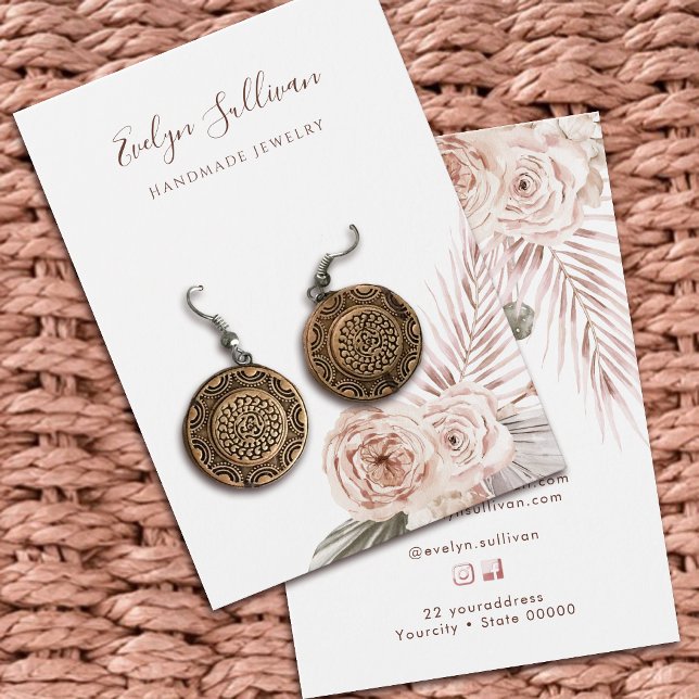 Carte d'affichage des fleurs Boho (Créateur téléchargé)