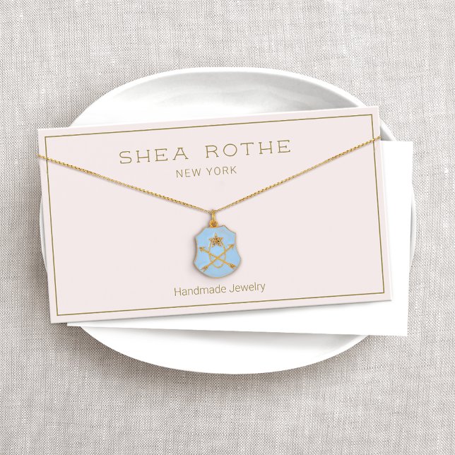 Carte d'affichage du bracelet en collier rose (Créateur téléchargé)