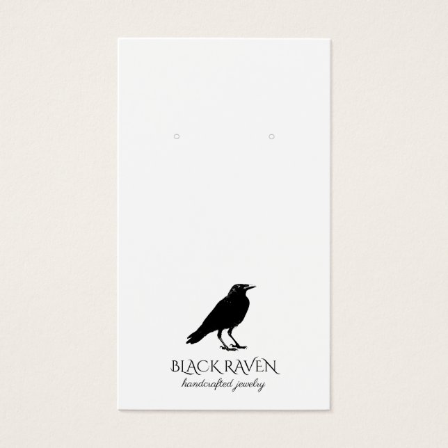 Carte d'affichage du logo Black Raven (Devant)