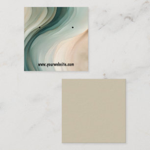 Carte d'affichage Earth Tones Waves oreilles