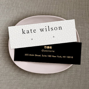 Carte d'affichage en cuir blanc pour la texture de