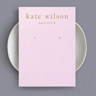 Carte d'affichage en cuir rose (image)