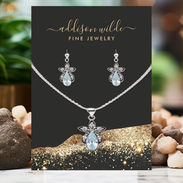 Carte d'affichage étonnante Parties scintillant en (Créateur téléchargé)