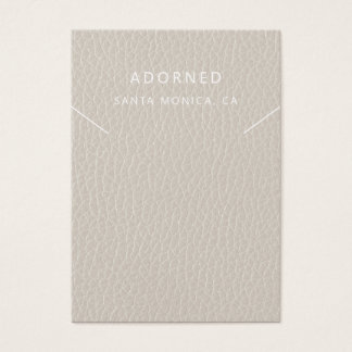 Carte d'affichage Faux Leather Chic Collier