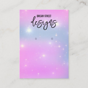 Carte d'affichage Glittery tendance