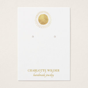 Carte d'affichage Gold Foil Circle