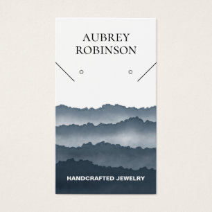 Carte d'affichage gris bleu Magic Misty Mountains