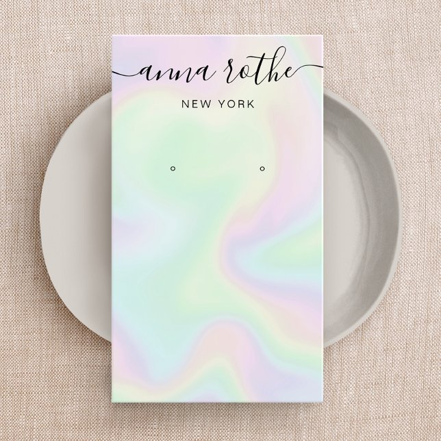 Carte d'affichage Holographique Signature Script (Créateur téléchargé)