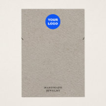 Carte d'affichage Kraft Ajouter un logo Collier