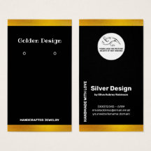 Carte d'affichage minimaliste Faux Gold Foil
