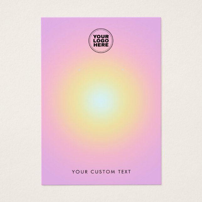 Carte d'affichage moderne (Devant)