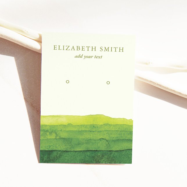 Carte d'affichage moderne à oreille verte (Créateur téléchargé)