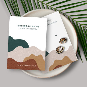 Carte d'affichage moderne Abstrait Boho Earring