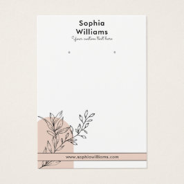 Carte d'affichage moderne Boho Pastel à oreilles b