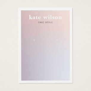 Carte d'affichage moderne Lavender Gradient