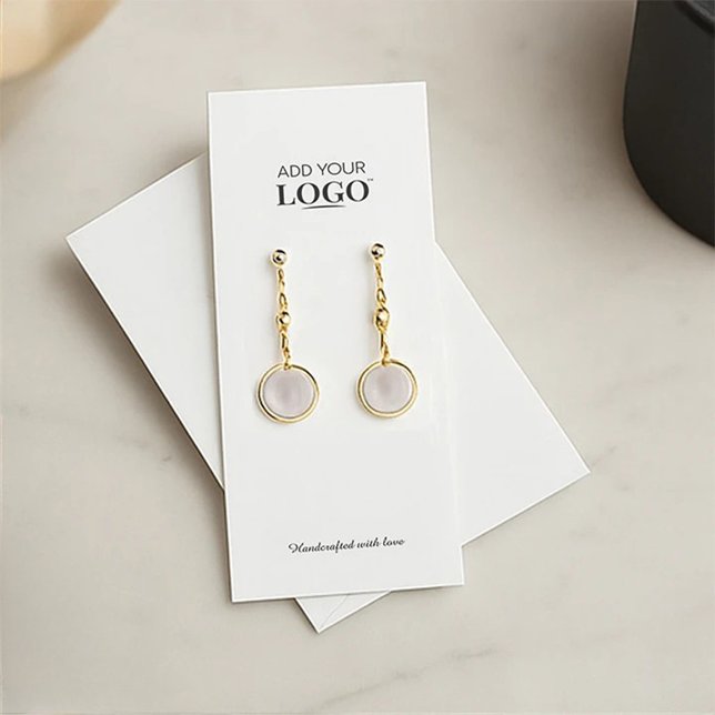 Carte d'affichage moderne logo d'entreprise bijoux (Créateur téléchargé)