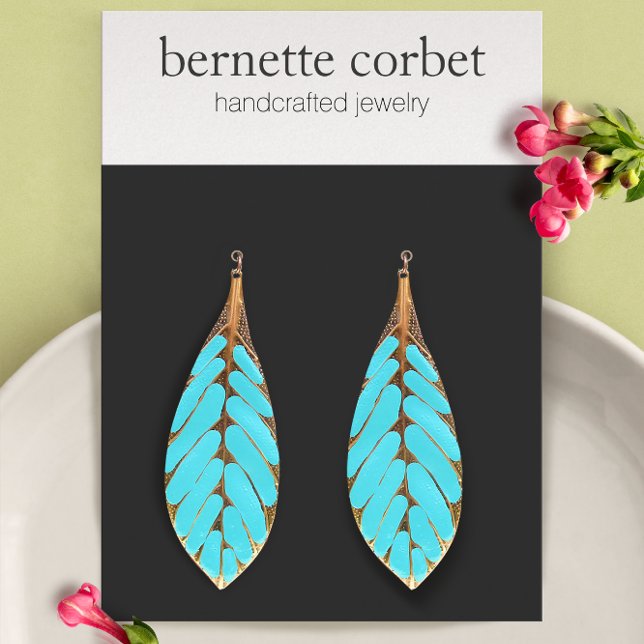 Carte d'affichage moderne Noir grand oreille (Créateur téléchargé)