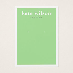 Carte d'affichage moderne pour bijoux à oreille ve