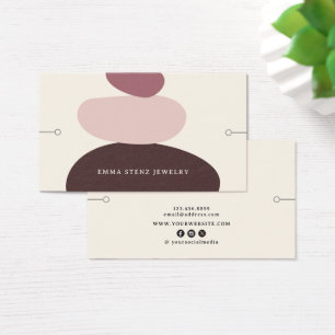 Carte d'affichage moderne Zen Jewelry Bracelet