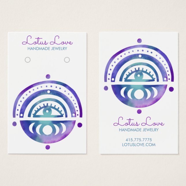 Carte d'affichage Mystic Moons Elevant Collier Bij (Devant & derrière)