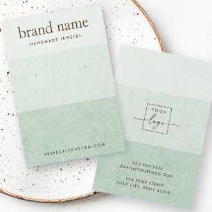 Carte d'affichage Ombre vert pâle