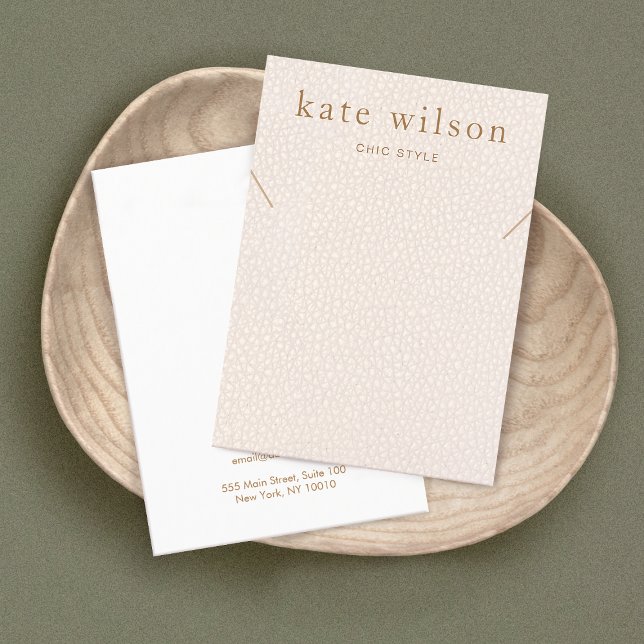 Carte d'affichage Pastel Pink Leather (image) Coll (Créateur téléchargé)