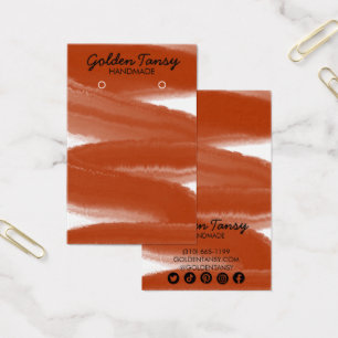 Carte d'affichage pour bijoux à linge de couleur d