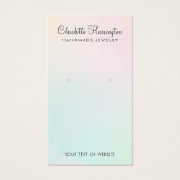 Carte d'affichage pour bijoux à pignon rose
