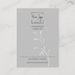 Carte d'affichage pour bijoux de mode sociale QR F