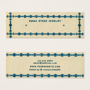 Carte d'affichage Retro Bordure Gem ・ Boucles d'or