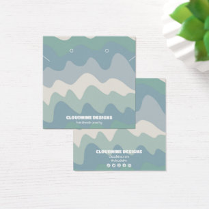 Carte d'affichage Retro Waves Earring Collier Bijo