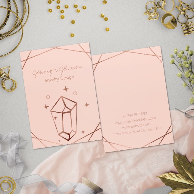 Carte d'affichage rose Gold Foil (Créateur téléchargé)