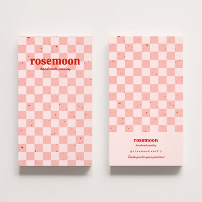 Carte d'affichage rouge rouge rose (Créateur téléchargé)