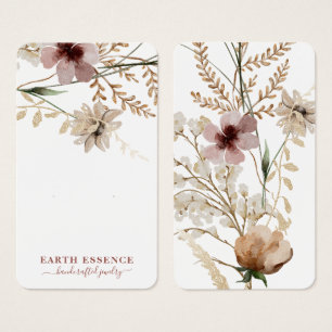 Carte d'affichage Rustique Fleurs sauvages d'aquar